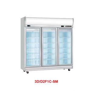 Tủ đông mát 3 cánh kính Berjaya 3D/D2F1C-SM