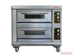 Lò nướng bánh 2 tầng 40Kg BJY-G120-2BD dùng gas