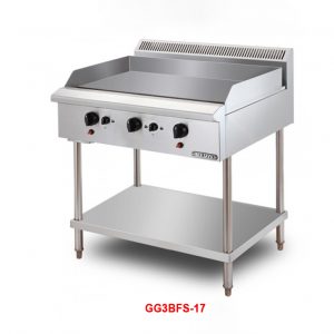 Bếp chiên bề mặt dùng gas có chân đứng GG3BFS-17
