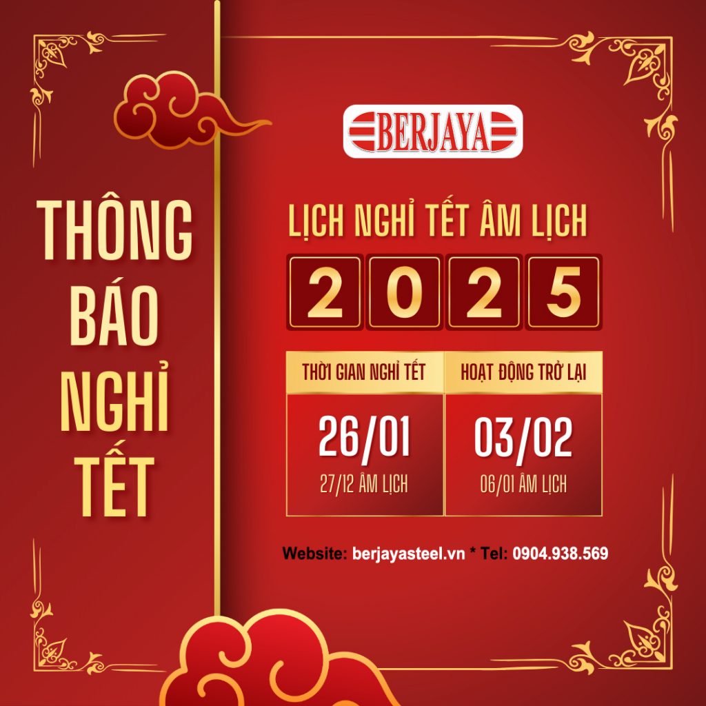 Thông báo lịch nghỉ tết Âm Lịch 2025