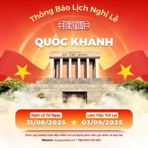 BERJAYA Việt Nam: Thông Báo Lịch Nghỉ Lễ "Quốc Khán