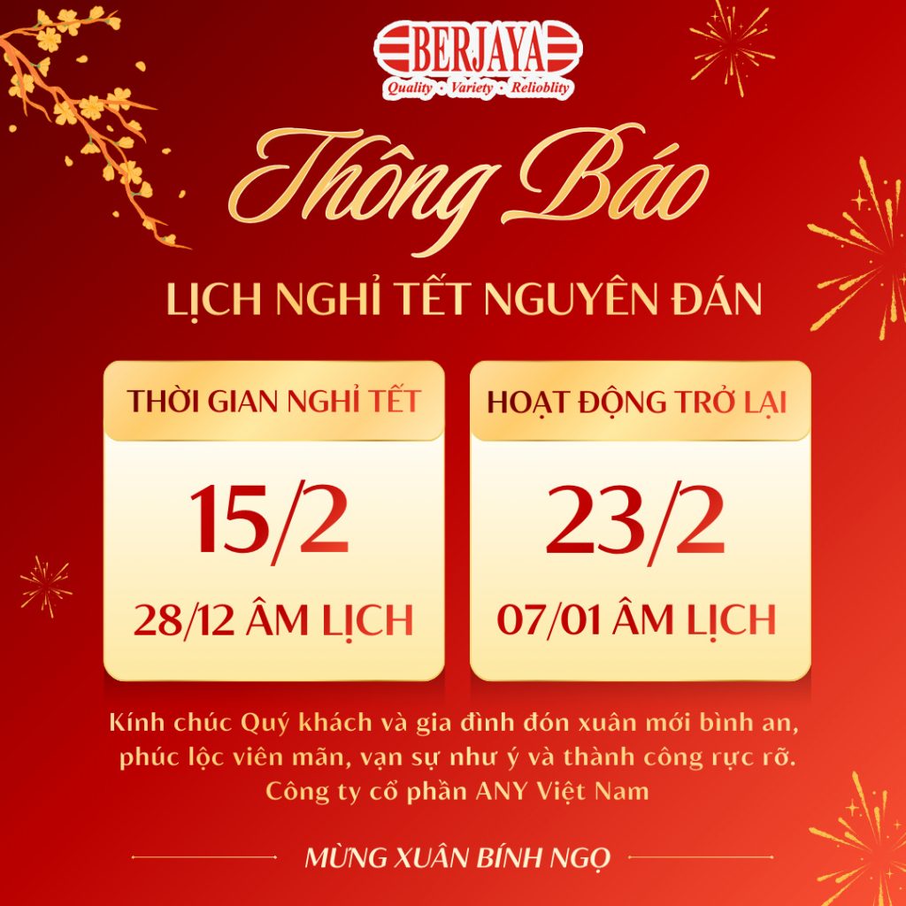 Thông Báo: Lịch Nghỉ Tết Nguyên Đán – Mừng Xuân Bính Ngọ Thông Báo: Lịch Nghỉ Tết Nguyên Đán – Mừng Xuân Bính Ngọ
